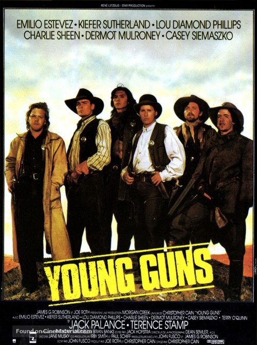Young Guns - French Movie Poster