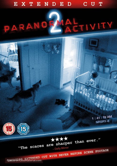 Paranormal Activity 2 - British DVD movie cover
