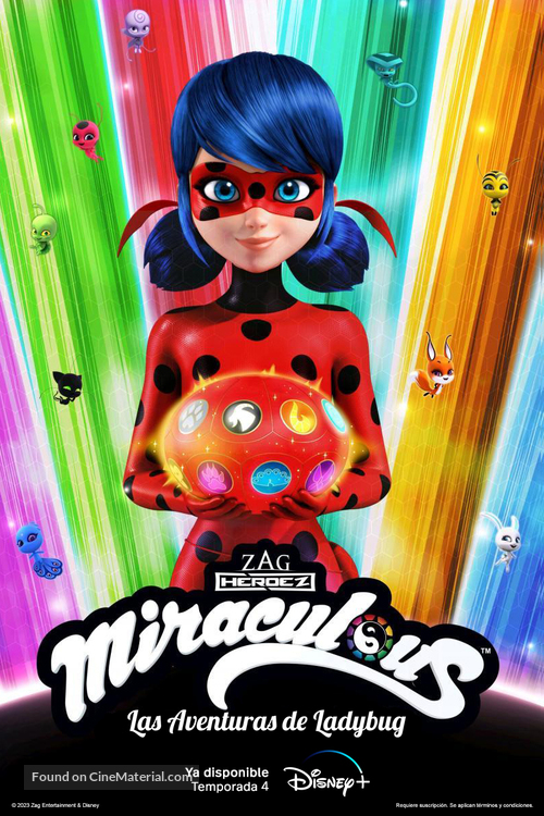 &quot;Miraculous: Tales of Ladybug &amp; Cat Noir&quot; - Spanish Movie Poster
