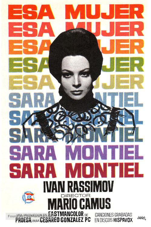 Esa mujer - Spanish Movie Poster