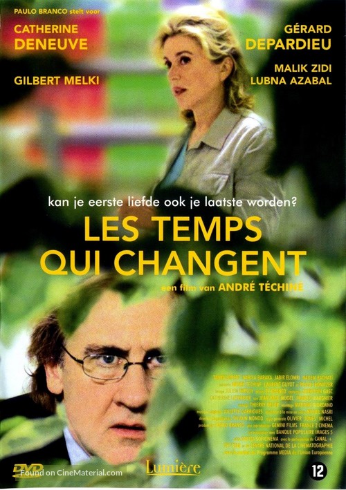 Les temps qui changent - Dutch Movie Cover