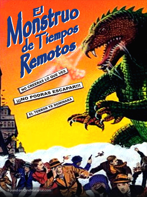 The Beast from 20,000 Fathoms - Spanish DVD movie cover