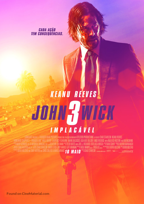 John Wick: Chapter 3 - Parabellum - Portuguese Movie Poster