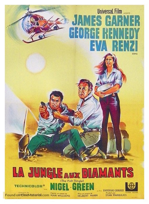 The Pink Jungle - French Movie Poster