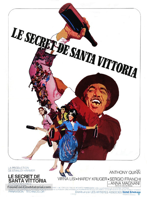 The Secret of Santa Vittoria - French Movie Poster
