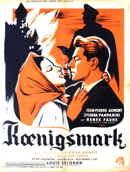 Koenigsmark - French Movie Poster