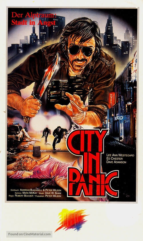 City in Panic - German VHS movie cover