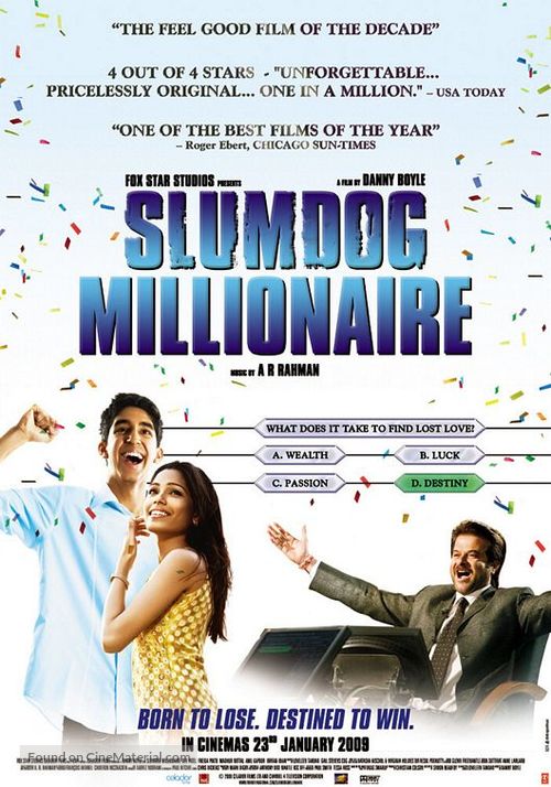 Slumdog Millionaire - Movie Poster