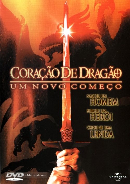 Dragonheart: A New Beginning - Brazilian DVD movie cover