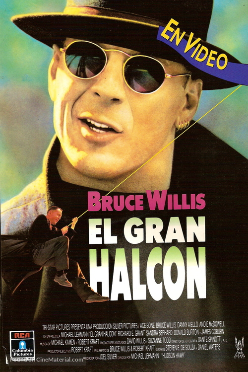 Hudson Hawk - Spanish Movie Cover