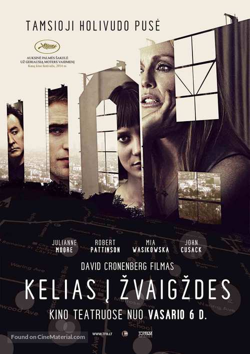 Maps to the Stars - Lithuanian Movie Poster