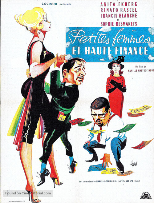 Anonima cocottes - French Movie Poster