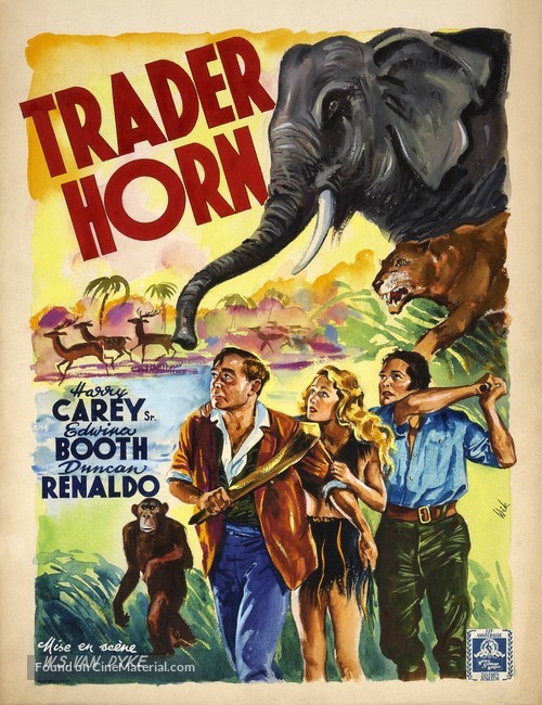 Trader Horn - Belgian Movie Poster