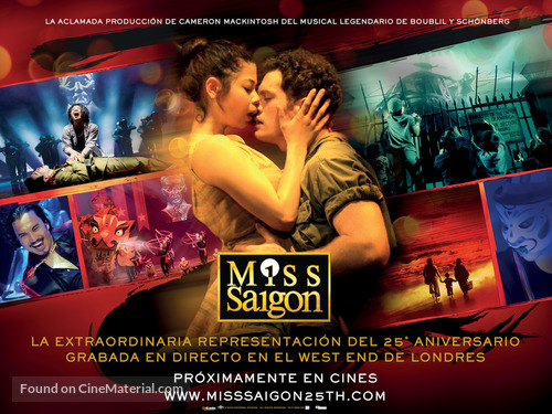 Miss Saigon: 25th Anniversary - Peruvian Movie Poster