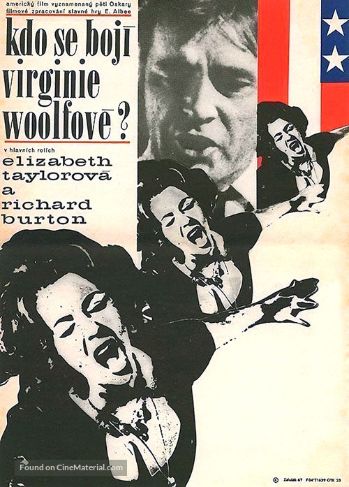 Who&#039;s Afraid of Virginia Woolf? - Czech Movie Poster