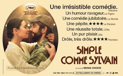 Simple comme Sylvain - French poster