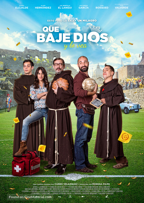 Que baje Dios y lo vea - Spanish Movie Poster