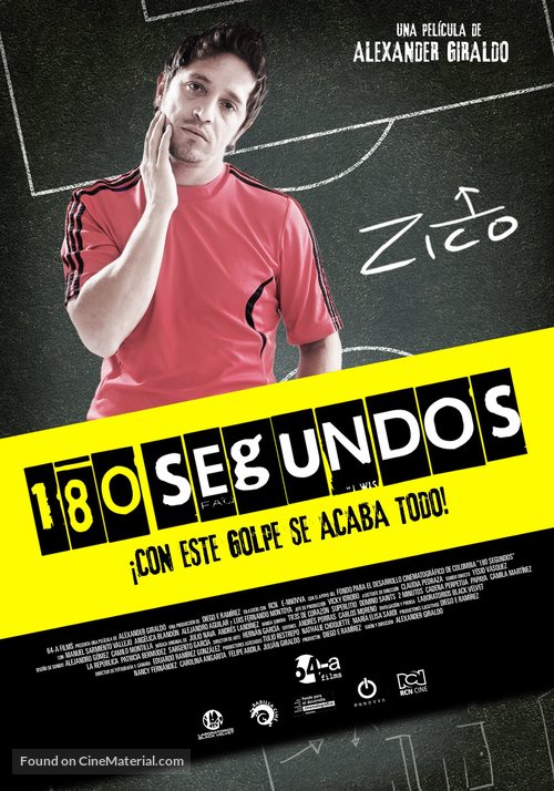 180 Segundos - Colombian Movie Poster