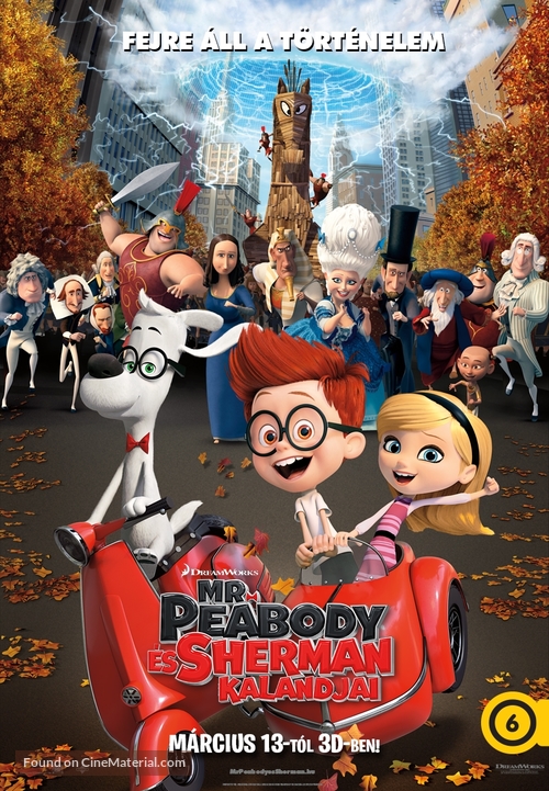 Mr. Peabody &amp; Sherman - Hungarian Movie Poster