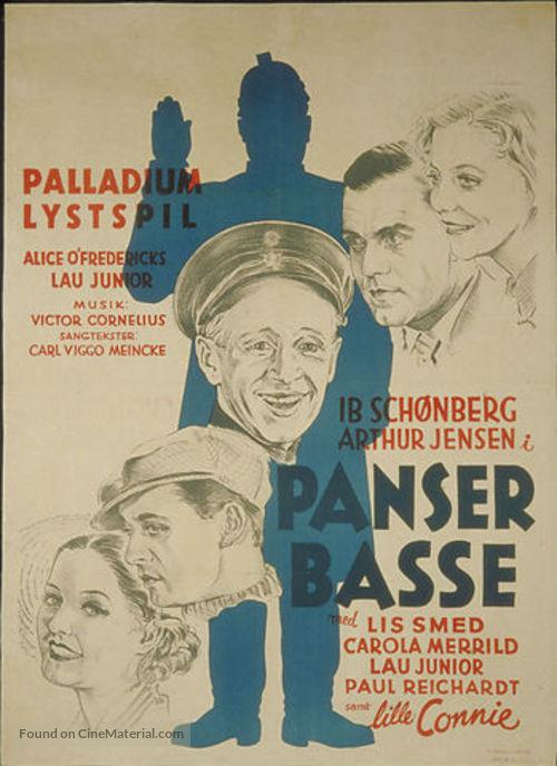 Panserbasse - Danish Movie Poster