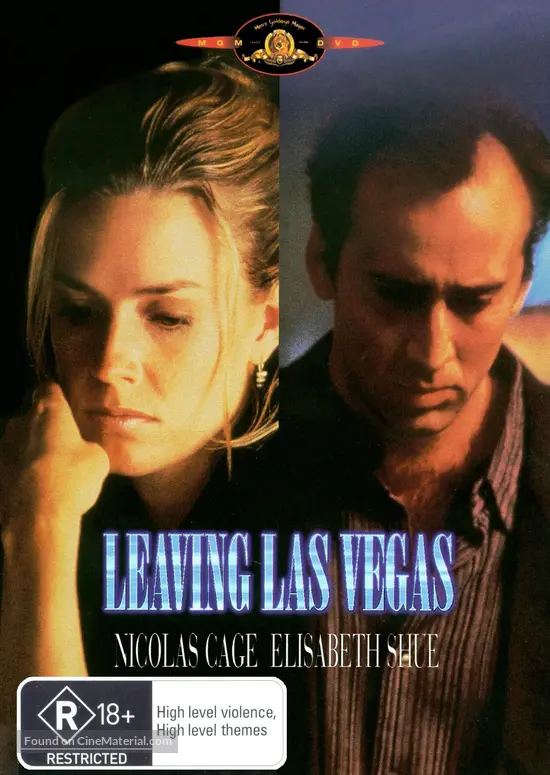 Leaving Las Vegas - Australian DVD movie cover