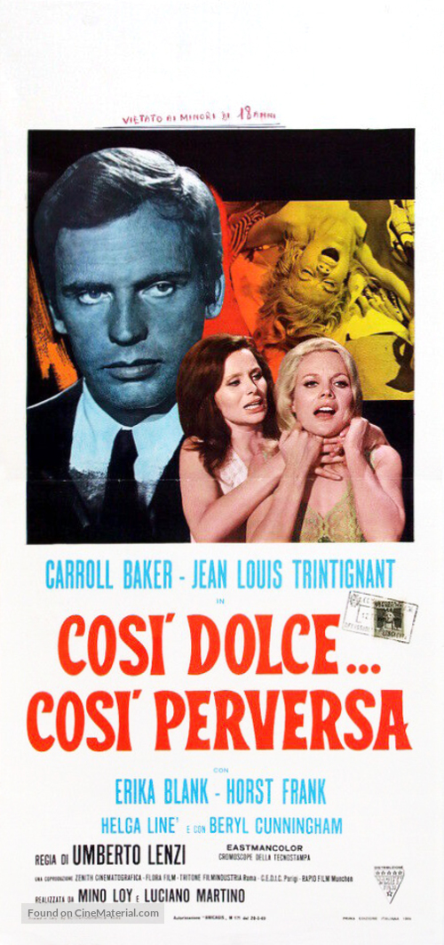 Cos&igrave; dolce... cos&igrave; perversa - Italian Movie Poster