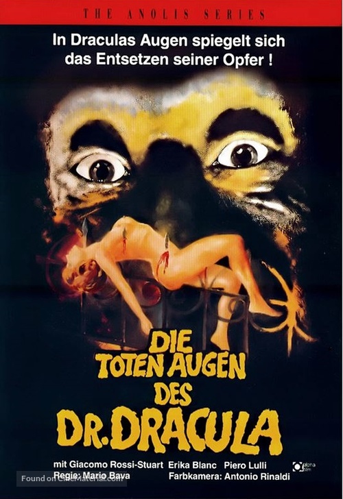 Operazione paura - German DVD movie cover