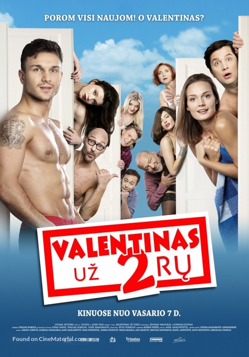 Valentinas uz 2ru - Lithuanian Movie Poster