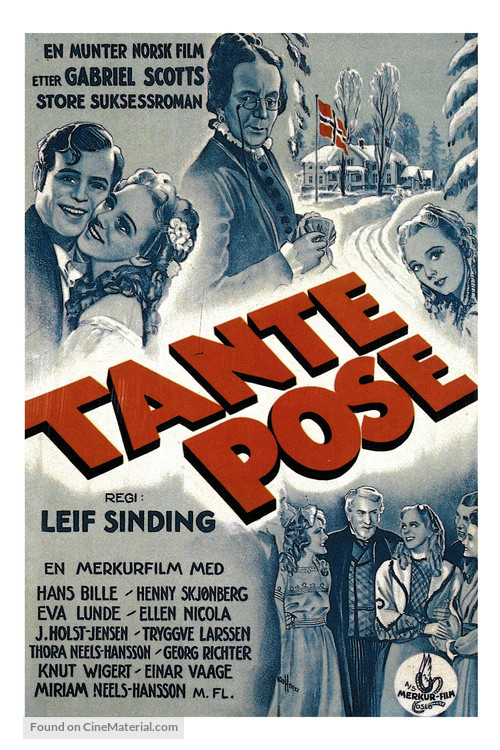 Tante Pose - Norwegian Movie Poster