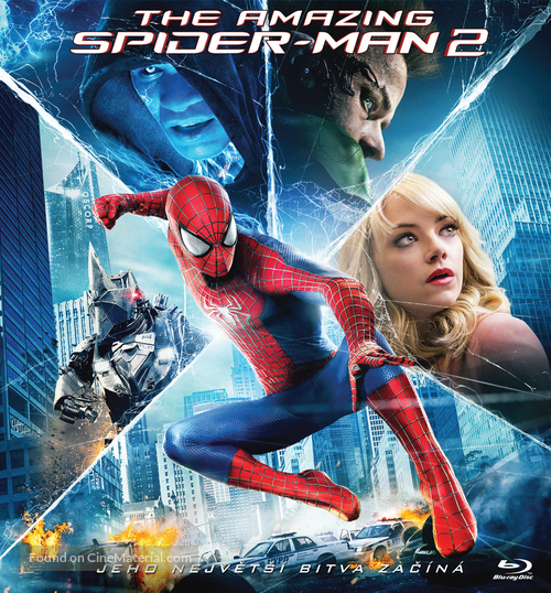 The Amazing Spider-Man 2 - Czech Blu-Ray movie cover
