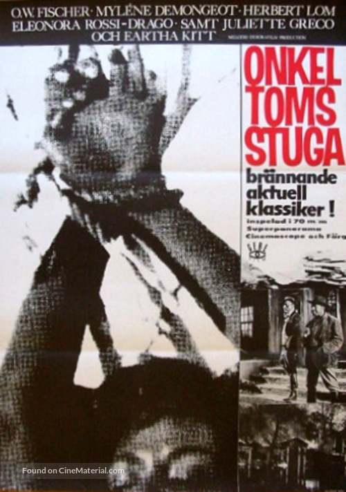 Onkel Toms H&uuml;tte - Swedish Movie Poster