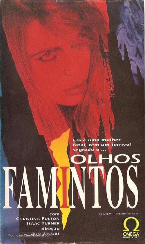 The Girl with the Hungry Eyes - Brazilian VHS movie cover