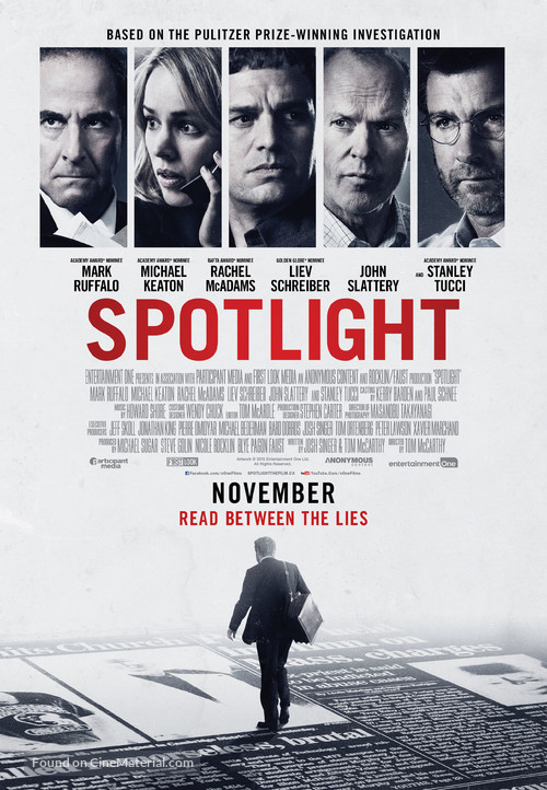 Spotlight - Canadian Movie Poster