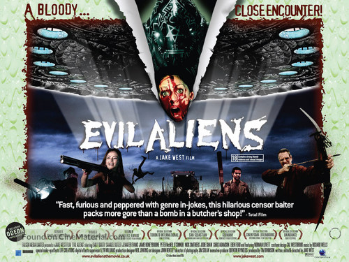 Evil Aliens - British Movie Poster