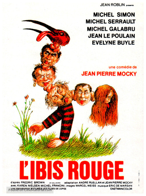 L&#039;Ibis rouge - French Movie Poster