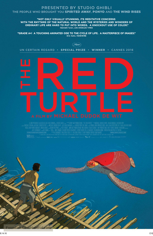 La tortue rouge - Movie Poster