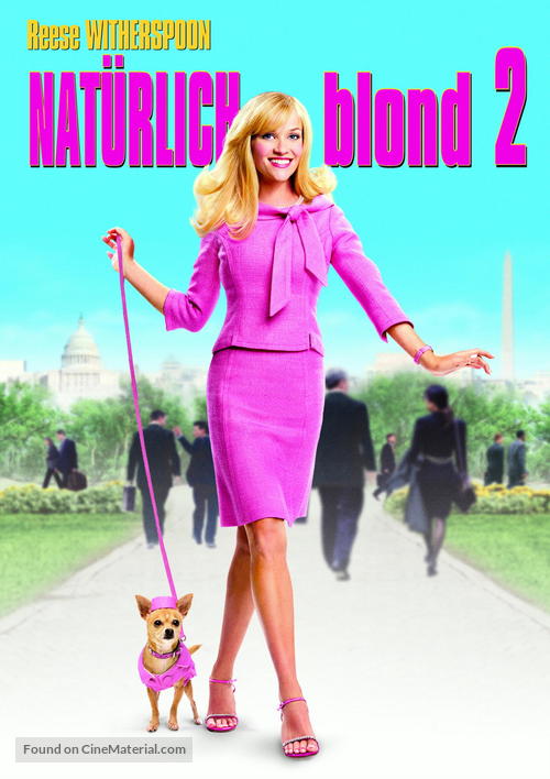 Legally Blonde 2: Red, White &amp; Blonde - German DVD movie cover