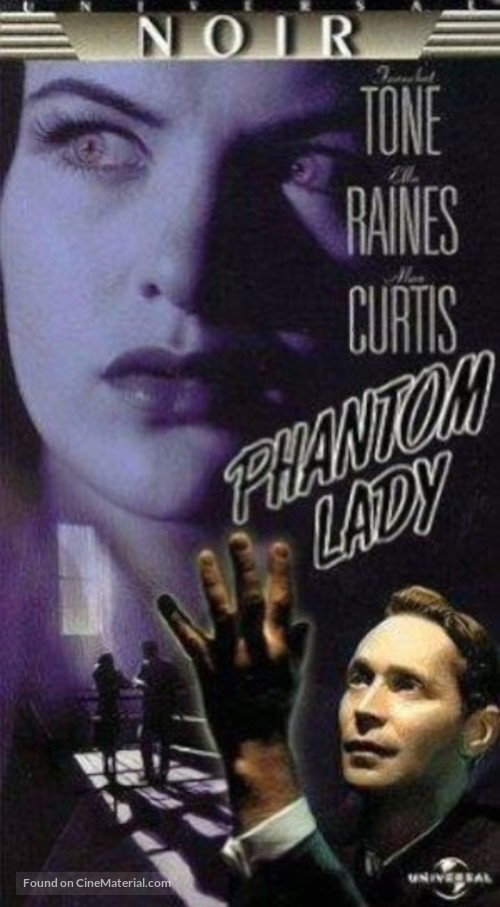 Phantom Lady - VHS movie cover