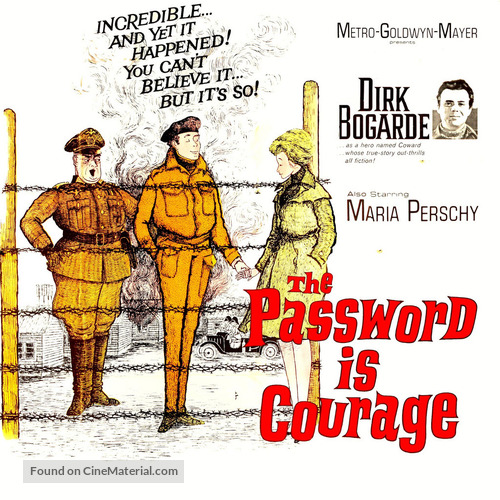 The Password Is Courage - British Movie Poster