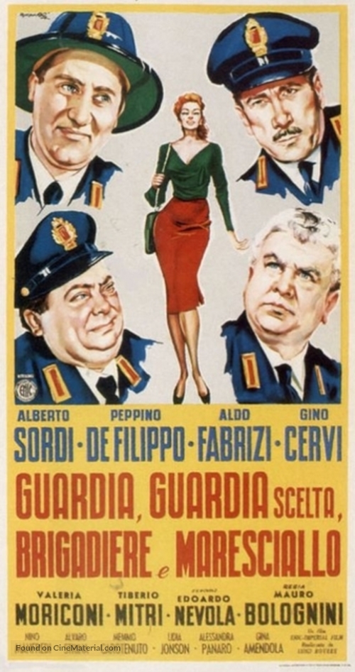 Guardia, guardia scelta, brigadiere e maresciallo - Italian Theatrical movie poster