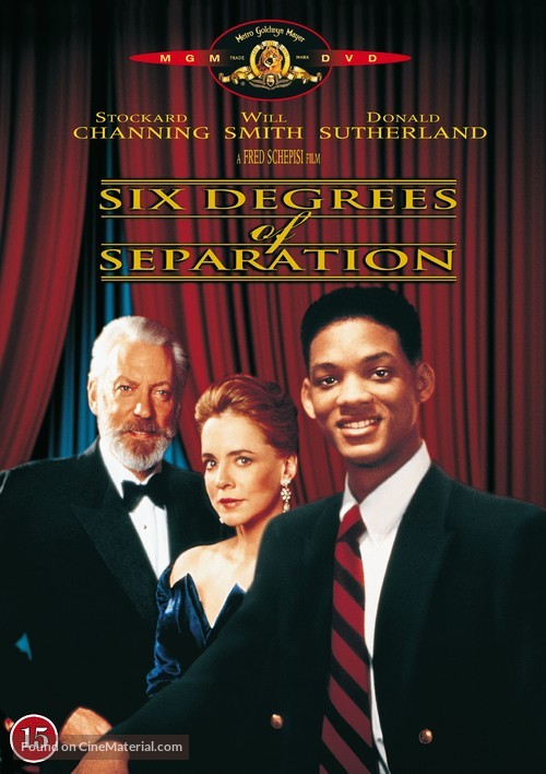 Six Degrees of Separation - Danish DVD movie cover
