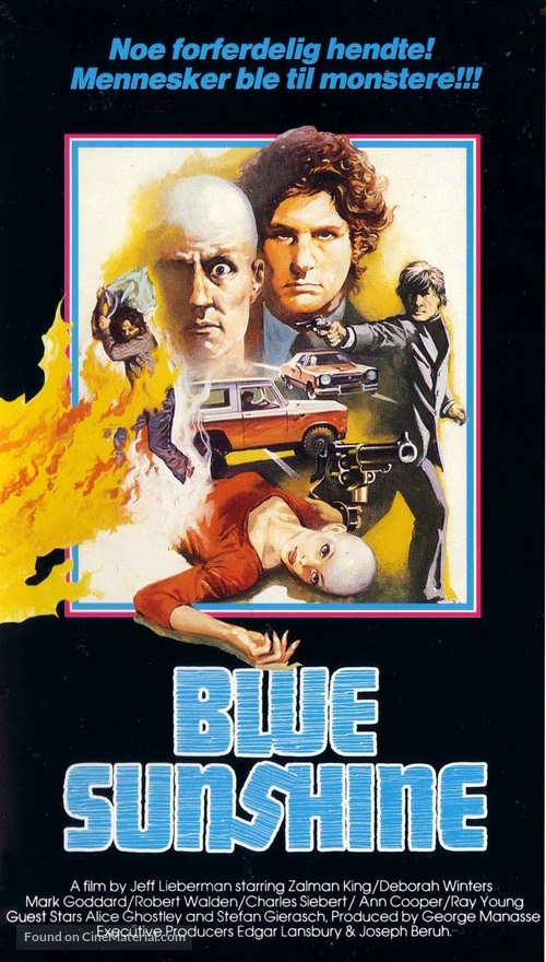 Blue Sunshine - Norwegian VHS movie cover