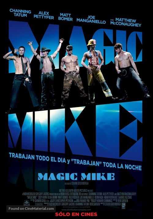 Magic Mike - Argentinian Movie Poster