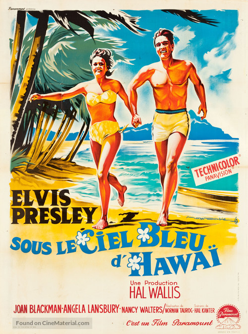 Blue Hawaii - French Movie Poster