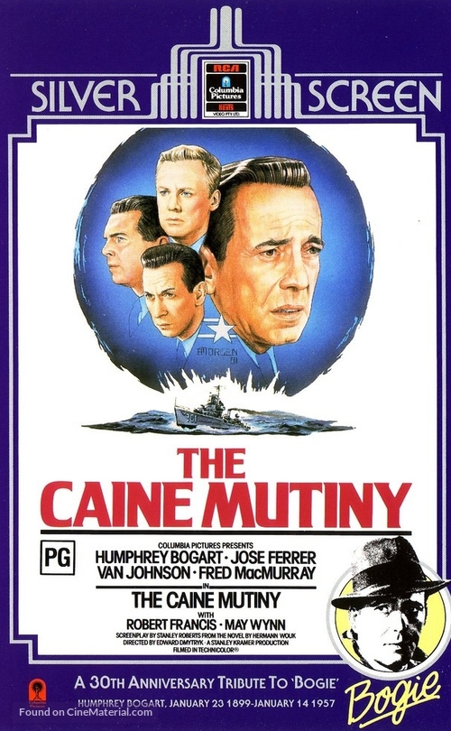 The Caine Mutiny - VHS movie cover