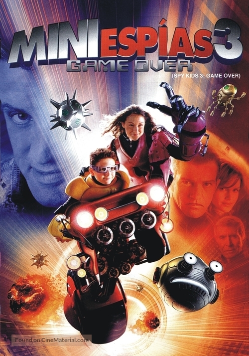 SPY KIDS 3-D : GAME OVER - Argentinian DVD movie cover