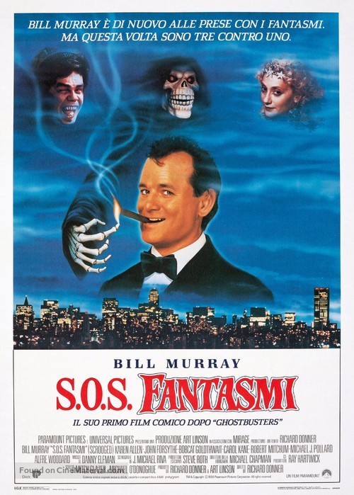 Scrooged - Italian Movie Poster