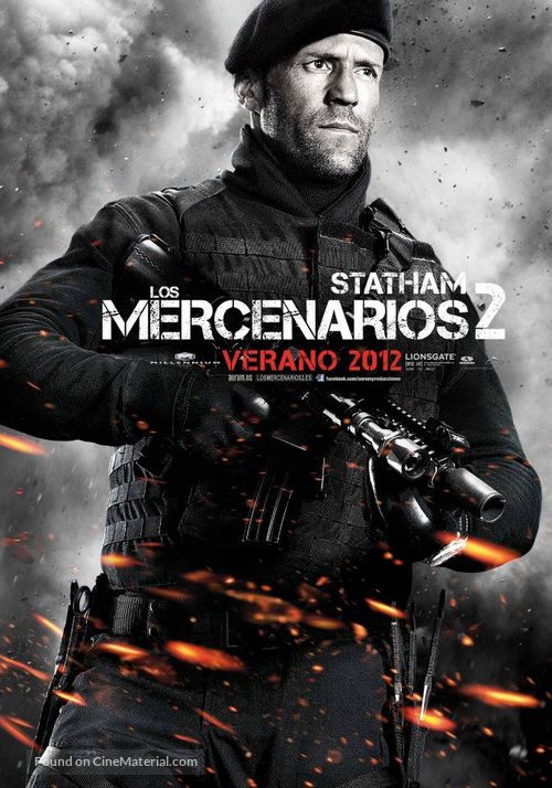 The Expendables 2 - Spanish Movie Poster