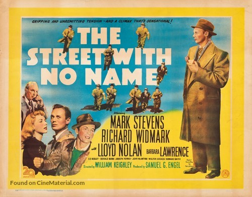 The Street with No Name - British Movie Poster