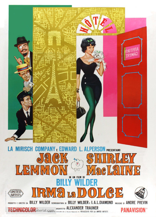 Irma la Douce - Italian Movie Poster